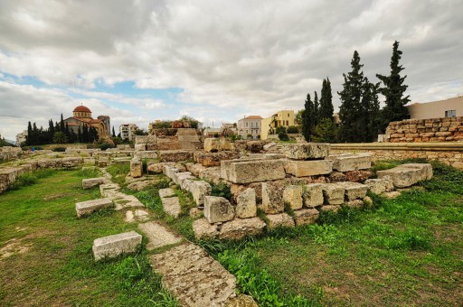 Kerameikos is the archaeological site of an ancient cemetery (twelfth century BC).