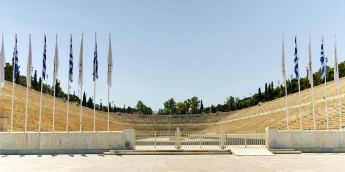 Panathenaic Stadium, a stadium for the cultural events and athletics in Athens